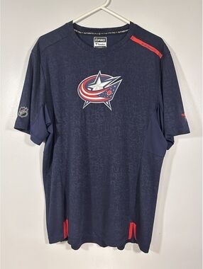 Fanatics Authentic Pro Columbus Blue Jackets NHL Performance Shirt Men's L